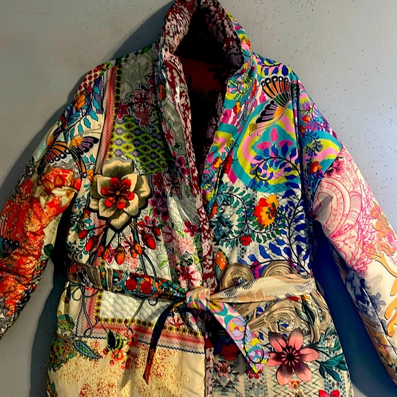 Johnny Was (reversible). Puffy (puff) coat but light weight coat. - Picture 2 of 12